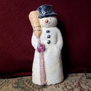 Teena Flanner Snowman for Midwest of Cannon Falls, Vintage, 8"